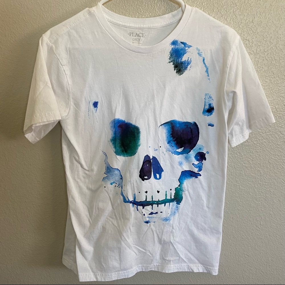 NWOT childrens place skull tee